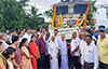 Kacheguda-Mangaluru Express extended to Murdeshwar gets rousing welcome at Kundapur